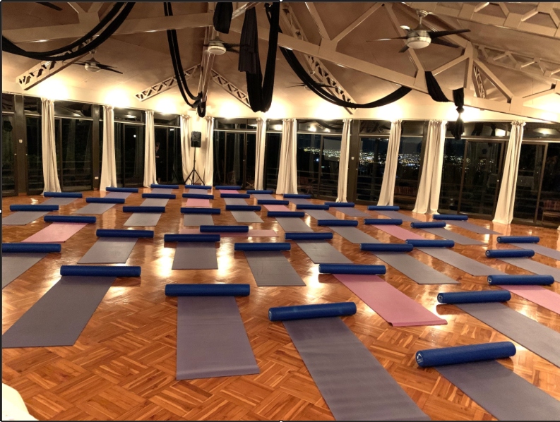 Studio with MELT mats and rollers